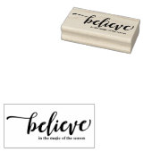 Schattig Geloof in de magische gepersonaliseerde v Rubberstempel (Gestempeld)
