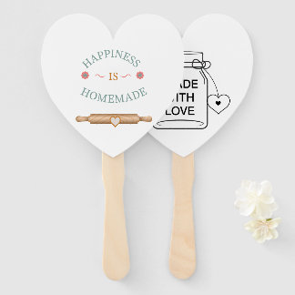 Schattig Geluk Is Thuisgemaakte Bakquote Handwaaier