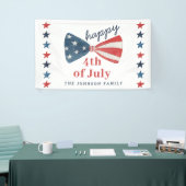 Schattig Gelukkig 4 juli Spandoek (Beurs)