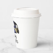 schattig gelukkig Campers woord art party Papieren Bekers (Links)