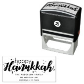 Schattig gelukkig Chanoeka retouradres Zelfinktende Stempel (In situ)