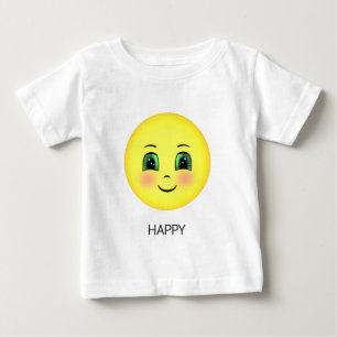 Schattig gelukkig gezicht emoji