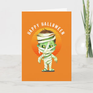 Schattig Gelukkig Halloween Kaart