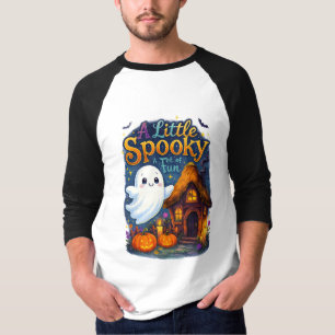 Schattig Gelukkig Halloween Spoken – Griezelig & K T-shirt