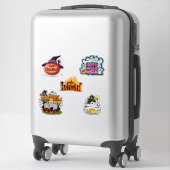 Schattig Gelukkig Halloween Sticker (Koffer)