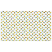 Schattig gelukkig hommel patroon wit tafelkleed (Voorkant (Horizontaal))