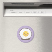 Schattig gelukkig kawaii gebakken ei magneet (Insitu (Vaatwasser))