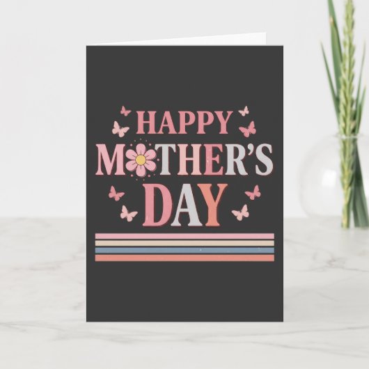 Schattig Gelukkig Moederdag Cadeau voor Moeder Ide Kaart (Voorkant)