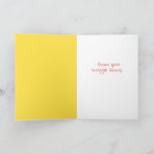 Schattig Gelukkig Pasen van je Knuffel Konijn Pupp Kaart (Binnen)