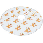 Schattig gelukkig sinaasappel dansen salamander kerstboom rok (Gekanteld)