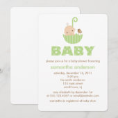 Schattig Genderneutraal Baby shower Kaart (Voorkant / Achterkant)