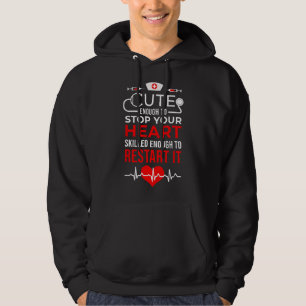 Schattig genoeg om je hart te stoppen Vaardig geno Hoodie