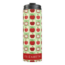 Schattig Gepersonaliseerd Appelpatroon Geruit