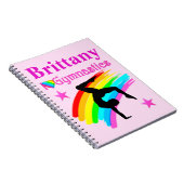 SCHATTIG GEPERSONALISEERD GYMNASTIEKTIJDSCHRIFT NOTITIEBOEK (Rechterzijde)