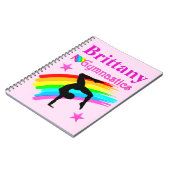 SCHATTIG GEPERSONALISEERD GYMNASTIEKTIJDSCHRIFT NOTITIEBOEK (Linkerzijde)