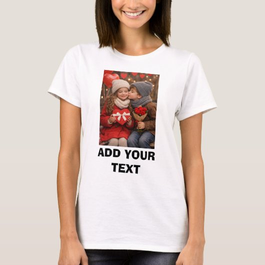 Schattig Gepersonaliseerd T-shirt (Voorkant)