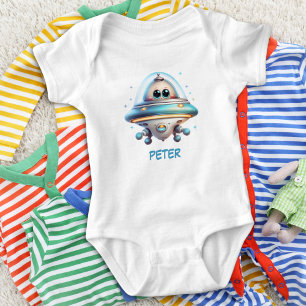 Schattig gepersonaliseerd Ufo Romper