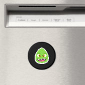 Schattig gepixelde eimonster magneet (Insitu (Vaatwasser))