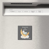 Schattig gepromoveerd tot Daddy Baby Pinguïn Magneet (Insitu (Vaatwasser))