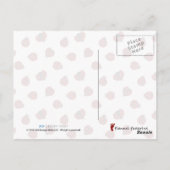 Schattig gerangschikt vlakladybug grafisch pictogr briefkaart (Achterkant)