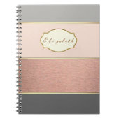 Schattig gestreept, kleurrijk - persoonlijk notitieboek (Voorkant)