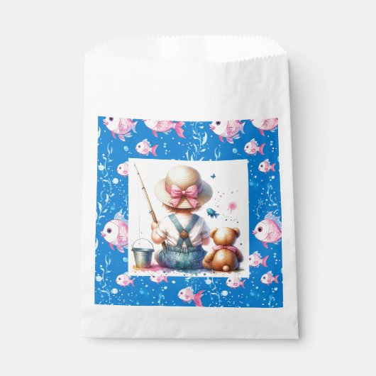 Schattig Gevist thema meisje Baby shower Bedankzakje (Voorkant)