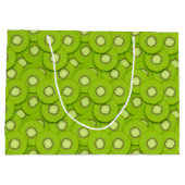 schattig gevlekt kiwi - fruitpartijpatroon groot cadeauzakje (Achterkant)