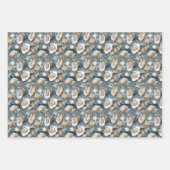 schattig gevlekt oesters en parels inpakpapier vel (Voorkant)