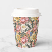 schattig gevlekt patroon papieren bekers (Achterkant)