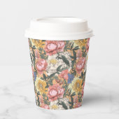 schattig gevlekt patroon papieren bekers (Voorkant)