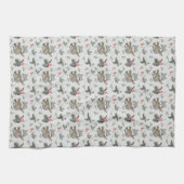 schattig gevlekt rekenkopieerpatroon theedoek (Horizontaal)