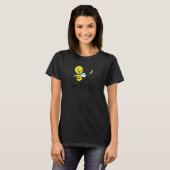 Schattig Gewoon Geloven Bumblebee Graphic Vrouwen  T-shirt (Voorkant volledig)