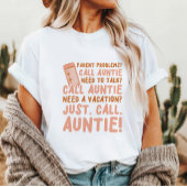 Schattig, gewoon tante bellen t-shirt