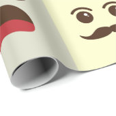 Schattig gezicht cadeaupapier (Rol Hoek)