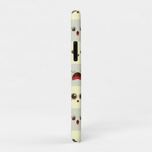 Schattig gezicht Case-Mate iPhone case (Achterkant/rechts)