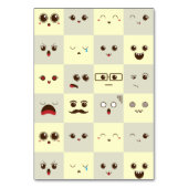 Schattig gezicht kaart (Voorkant)