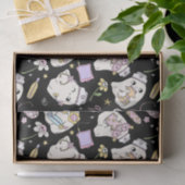 Schattig Ghost Cartoon-ontwerp Tissuepapier (Geschenk)