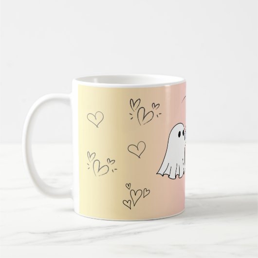 Schattig Ghosts Coffee Mok - Perfect voor Hallowee (Links)