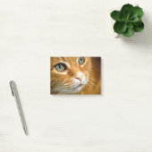 Schattig Ginger Tabby Cat Posing Pet Portret Post-it® Notes (Kantoor)