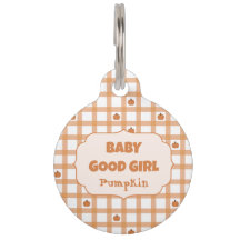 Schattig Gingham Pompoen Baby Meisje