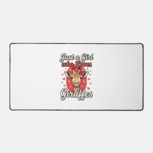 Schattig Giraffe-liefhebber Vintage Meisje T-shirt Bureaumat