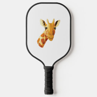 Schattig giraffen gezicht mooie safari pickleball paddle