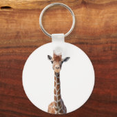 Schattig giraffen gezicht sleutelhanger (Voorkant)