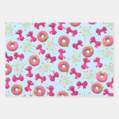 Schattig Girly Beauty Icon Pattern Scattered Star Inpakpapier Vel (Voorkant 3)