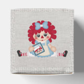Schattig Girly Country Raggedy Rag Doll Bedankdoosjes (Bovenkant)