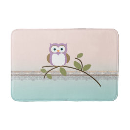 Schattig Girly Cute Owl Badmat