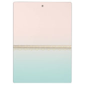 Schattig Girly Cute Owl Klembord (Achterkant)