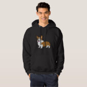Schattig glimlachen Corgi 482 Hoodie (Voorkant volledig)