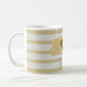 Schattig Glitter Hearts Stripes-I Love You Koffiemok (Links)