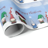 Schattig Gnome Posse Cadeaupapier (Rol Hoek)